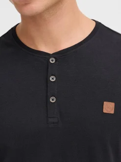 11 Project Herren Langarmshirt - PRBonso in schwarz