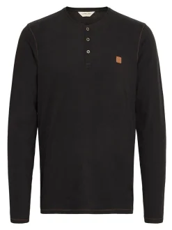 11 Project Herren Langarmshirt - PRBonso in schwarz
