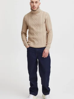 11 Project Herren Rollkragenpullover - PRJamelio in beige