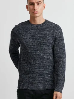 11 Project Herren Rundhalspullover - PRAlaric in blau