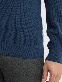 11 Project Herren Strickjacke - PREdu in blau