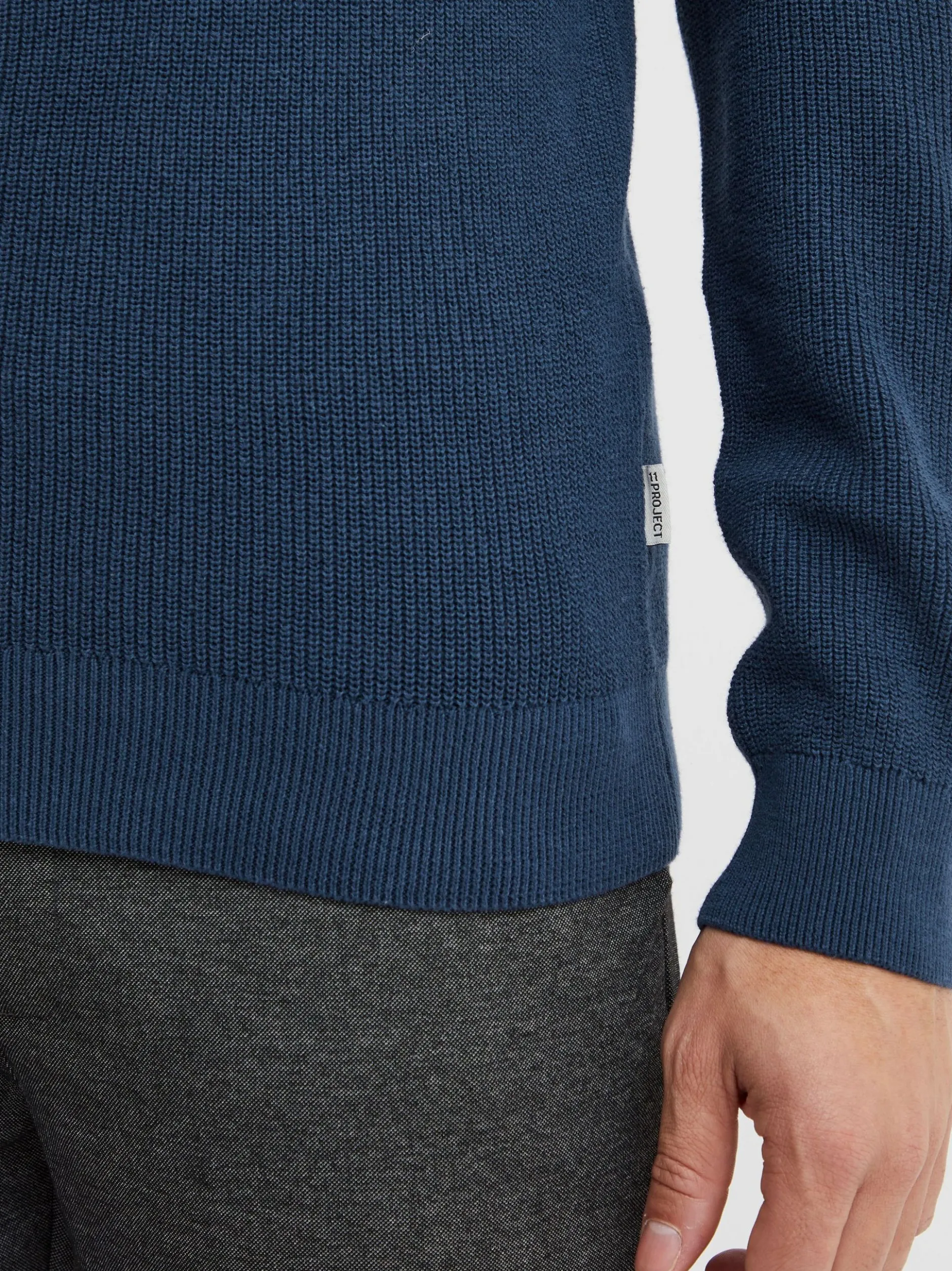 11 Project Herren Strickjacke - PREdu in blau