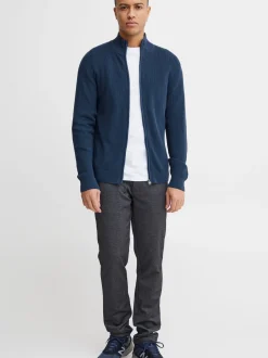 11 Project Herren Strickjacke - PREdu in blau