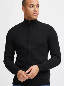 11 Project Herren Strickjacke - PRMelker in schwarz