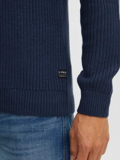 11 Project Herren Strickpullover - PRAdamus in blau