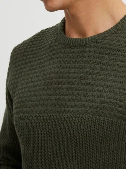 11 Project Herren Strickpullover - PRAdamus in grün