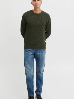 11 Project Herren Strickpullover - PRAdamus in grün