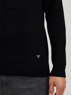 11 Project Herren Strickpullover - PRIngbert in schwarz