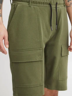 11 Project Herren Sweatshorts - PRKarlsen in grün