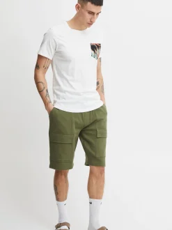 11 Project Herren Sweatshorts - PRKarlsen in grün