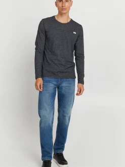 11 Project Herren T-Shirt - PRSantosa in grau