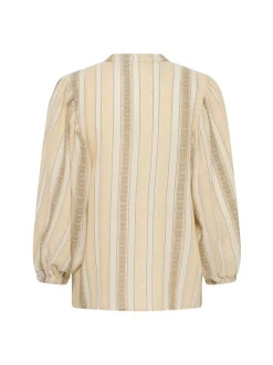 PULZ Jeans Damen Bluse PZBETTY in gelb