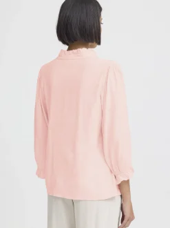 PULZ Jeans Damen Bluse PZLUCA in rosa