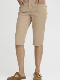 PULZ Jeans Damen Casual PZEVELYN Normale Passform in sand