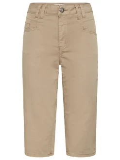 PULZ Jeans Damen Casual PZEVELYN Normale Passform in sand