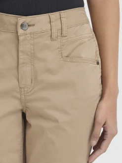 PULZ Jeans Damen Casual PZEVELYN Normale Passform in sand