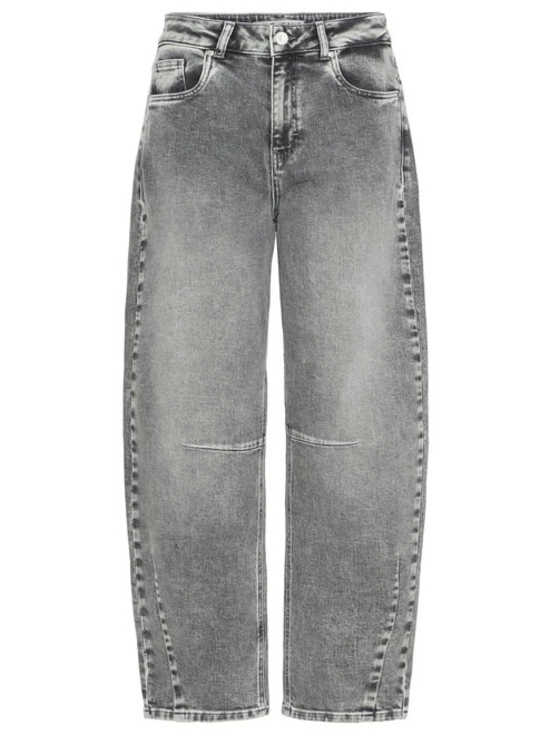 PULZ Jeans Damen Jeans PZANNI in grau denim