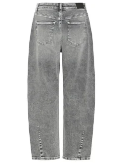 PULZ Jeans Damen Jeans PZANNI in grau denim