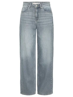 PULZ Jeans Damen Jeans PZAPRIL in blue stone denim