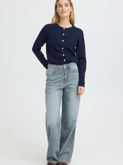 PULZ Jeans Damen Jeans PZAPRIL in blue stone denim