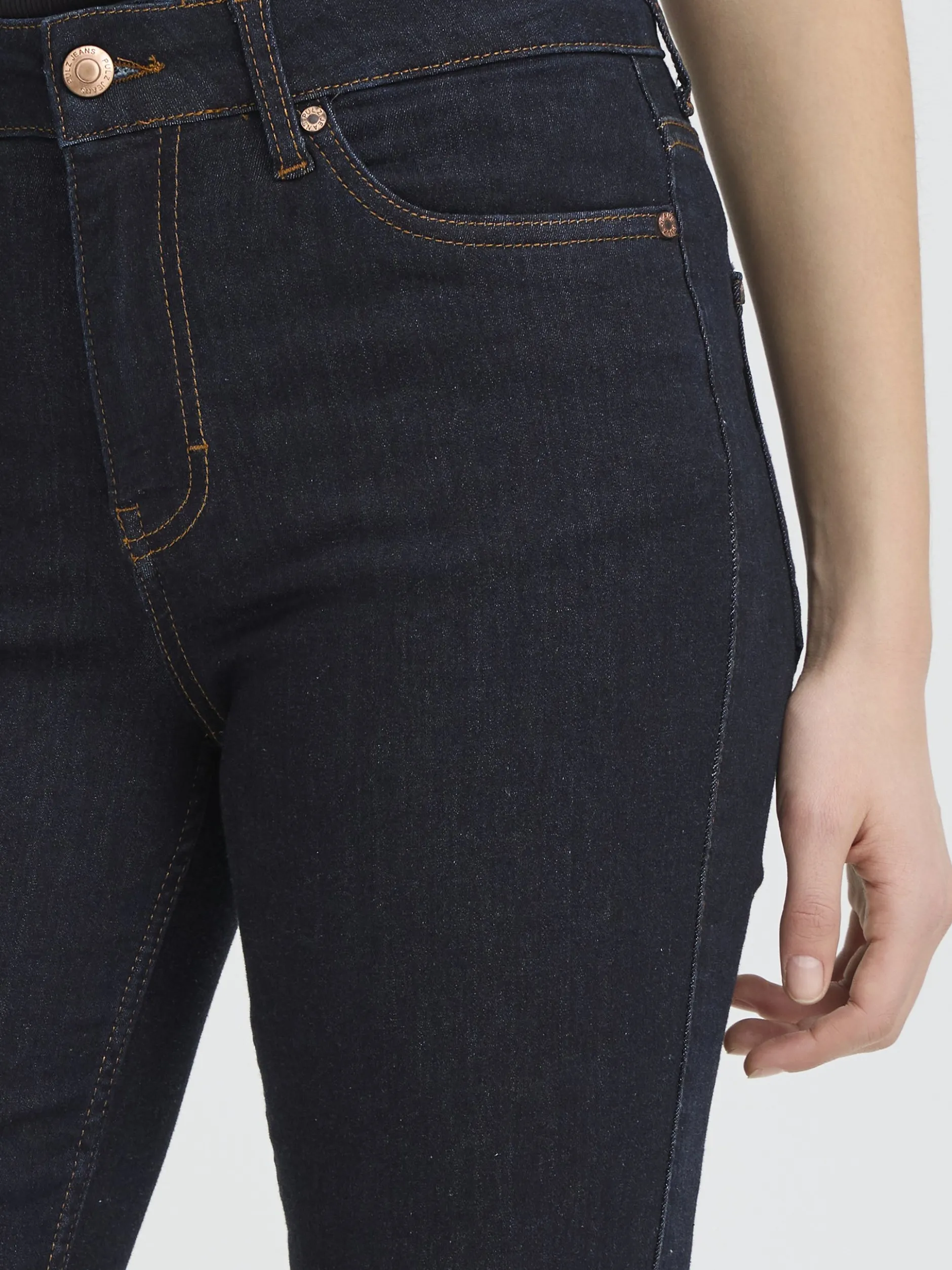 PULZ Jeans Damen Jeans PZEMMA in blau