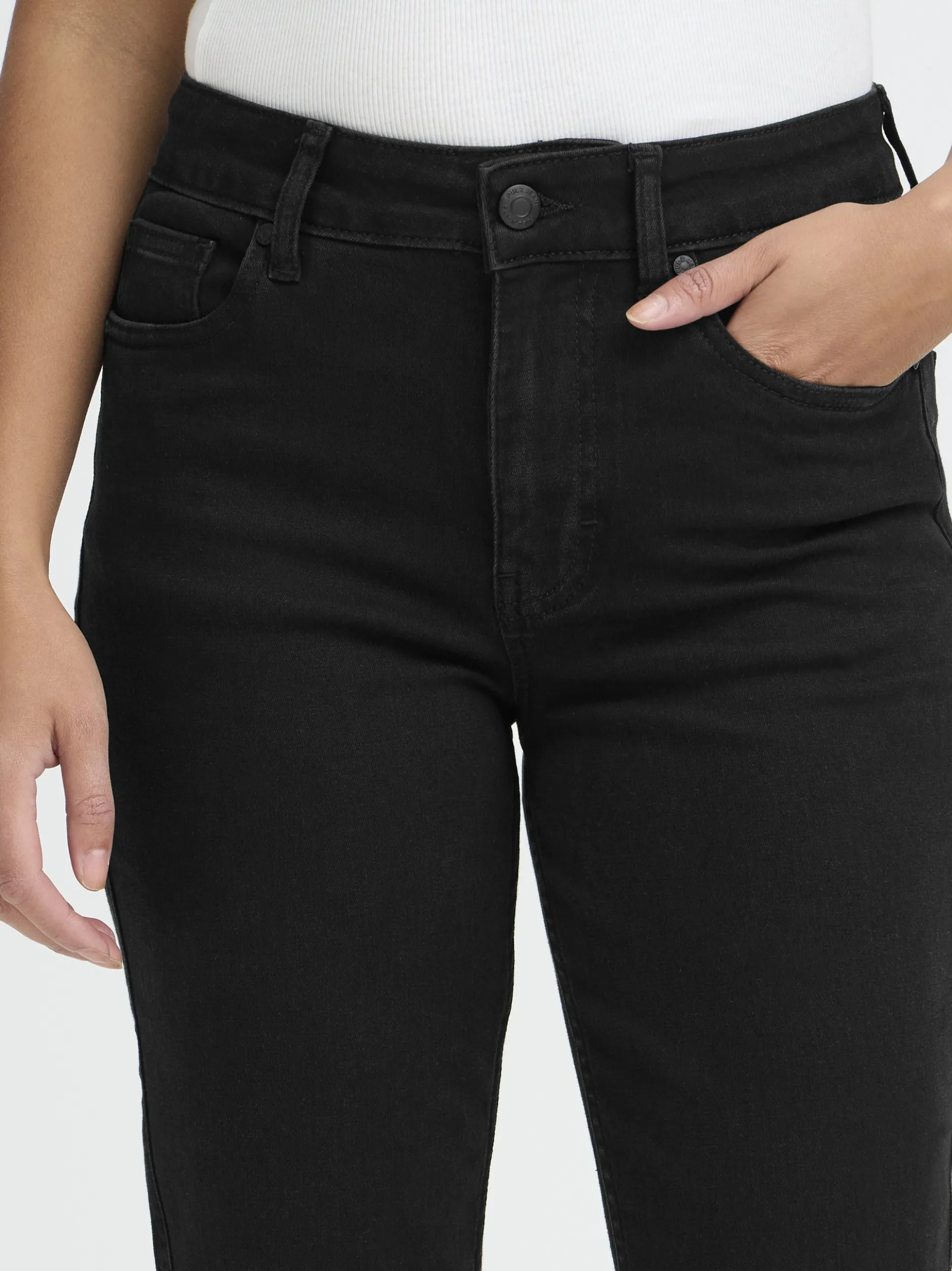 PULZ Jeans Damen Jeans PZEMMA in schwarz