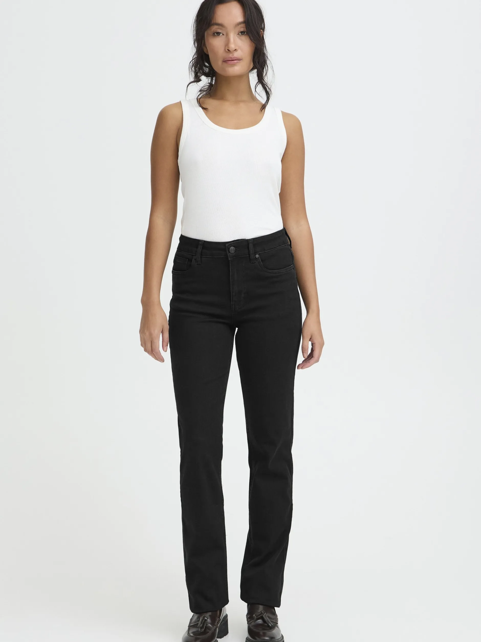 PULZ Jeans Damen Jeans PZEMMA in schwarz