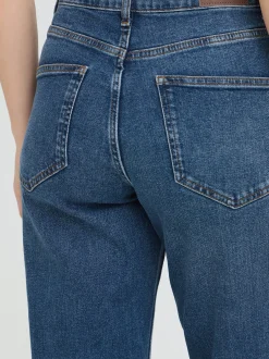 PULZ Jeans Damen Jeans PZLIVA hohe Taille in blau