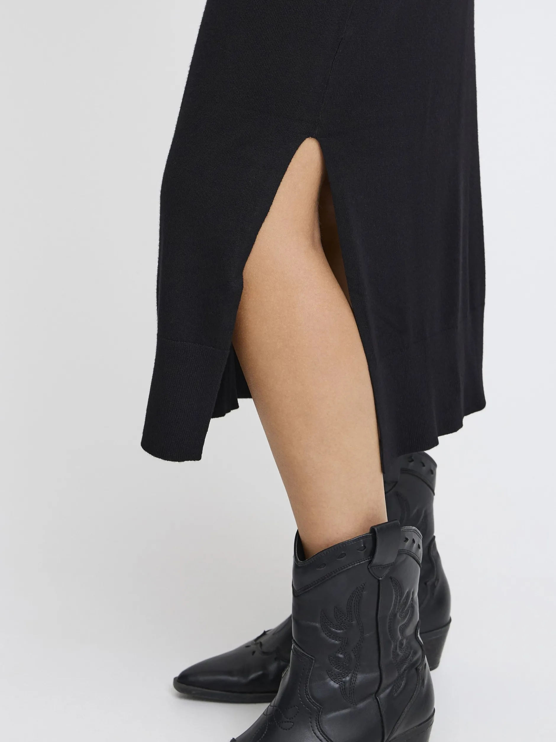 PULZ Jeans Damen Kleid PZSARA in schwarz