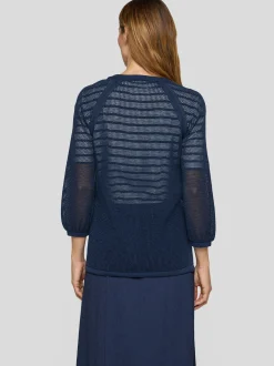 RABE Damen Strickjacke in blau