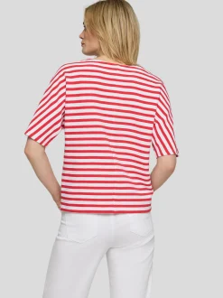 RABE Damen T-Shirt in koralle weiß
