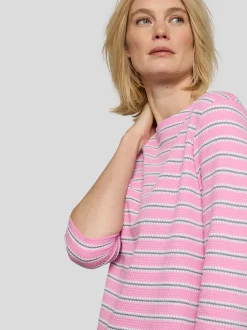 RABE Damen T-Shirt in rosa mehrfarbig