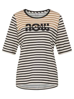 RABE Damen T-Shirt in weiß schwarz
