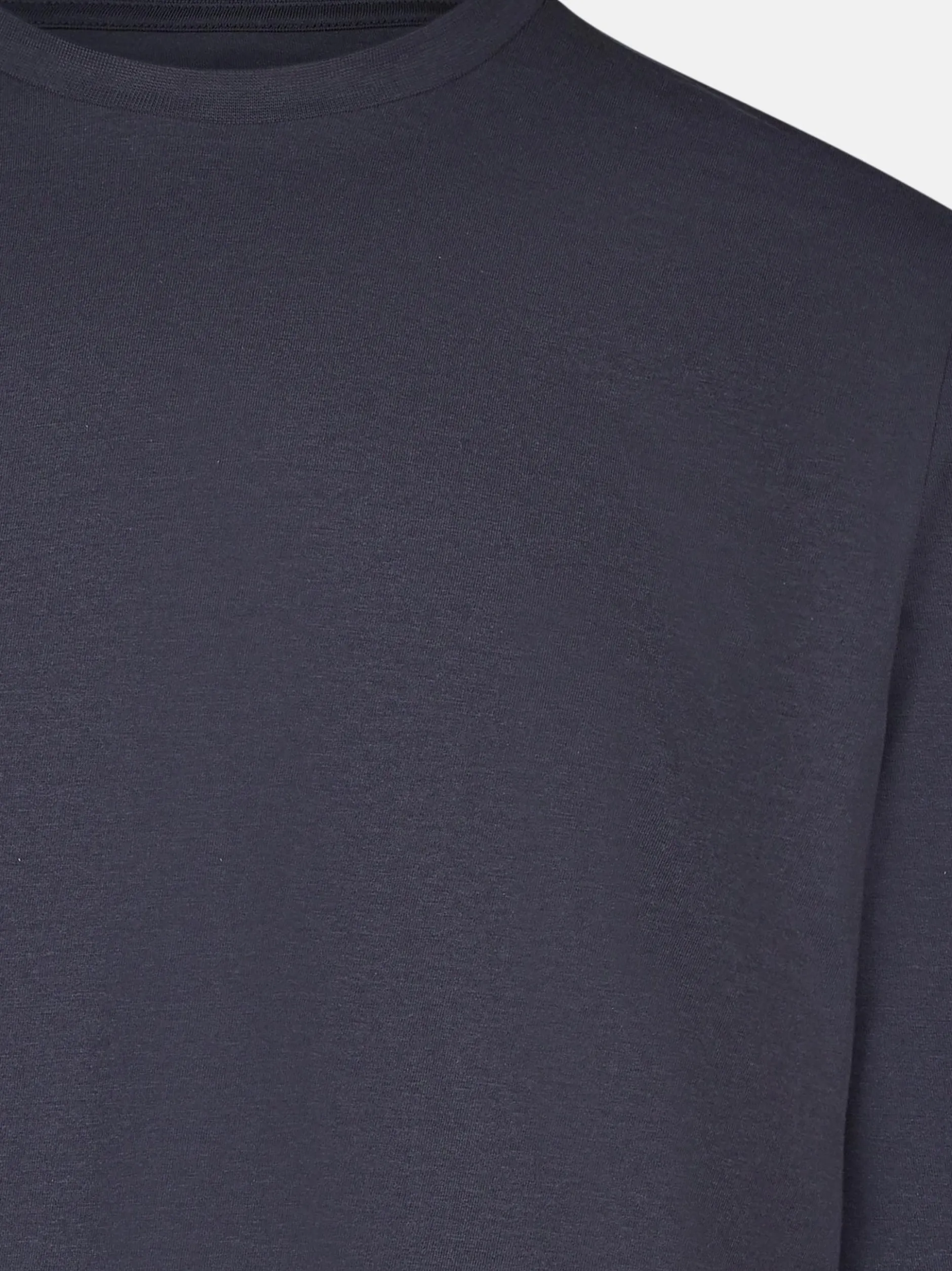 Ragman Herren Langarmshirt im 3er-Pack in blau