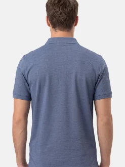 Ragman Herren Poloshirt im 2er-Pack in blue stone