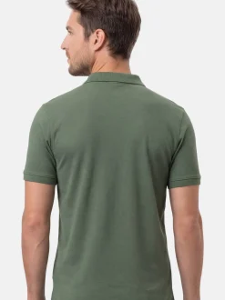 Ragman Herren Poloshirt im 2er-Pack in grün