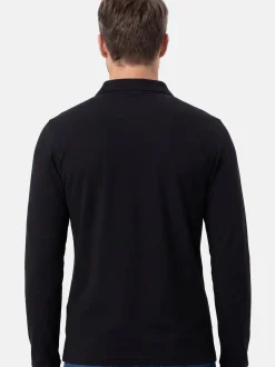 Ragman Herren Poloshirts im 3er-Pack in schwarz