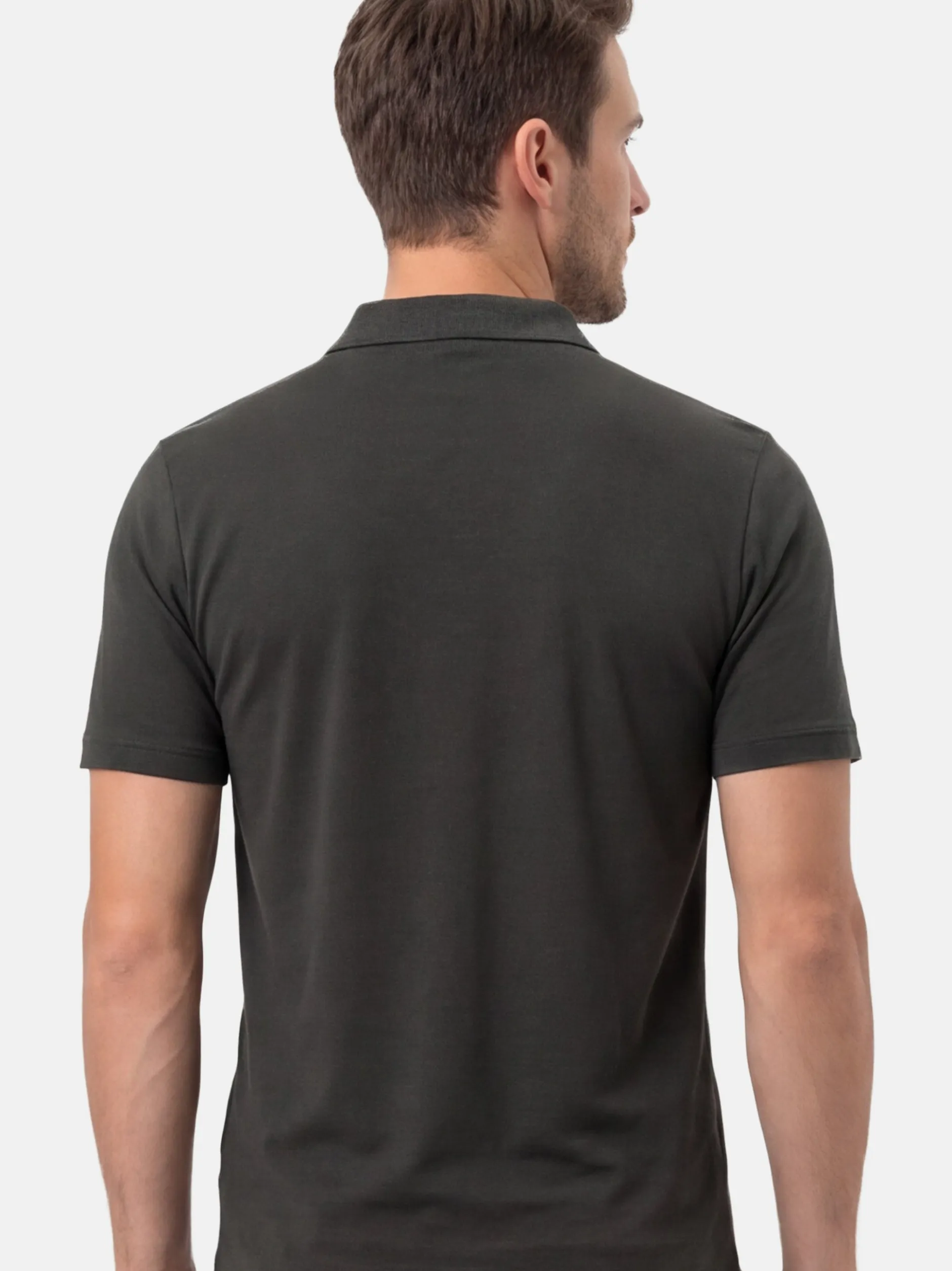 Ragman Herren Poloshirts im 3er-Pack in grau