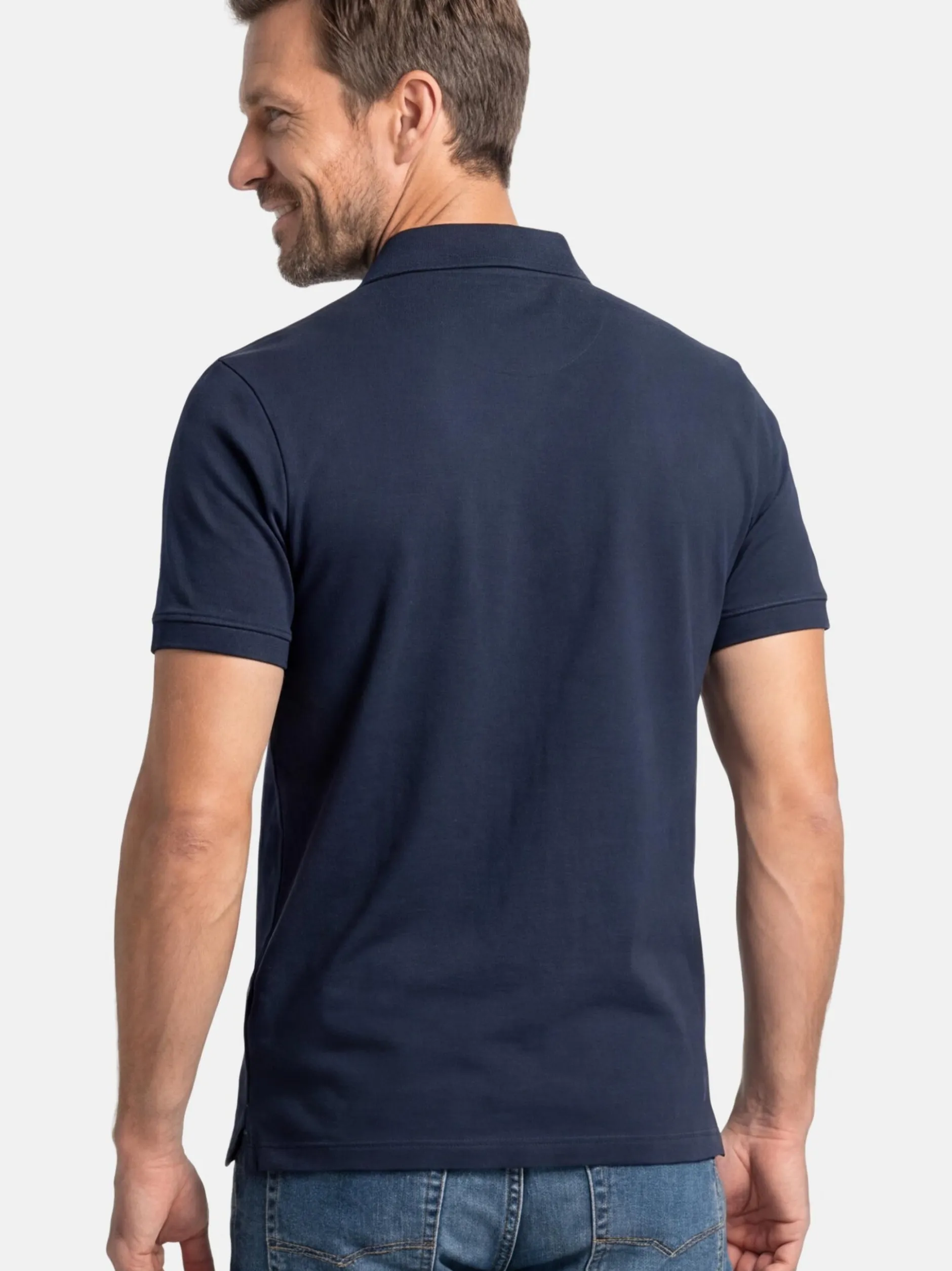 Ragman Herren Poloshirts im 2er-Pack in mehrfarbig