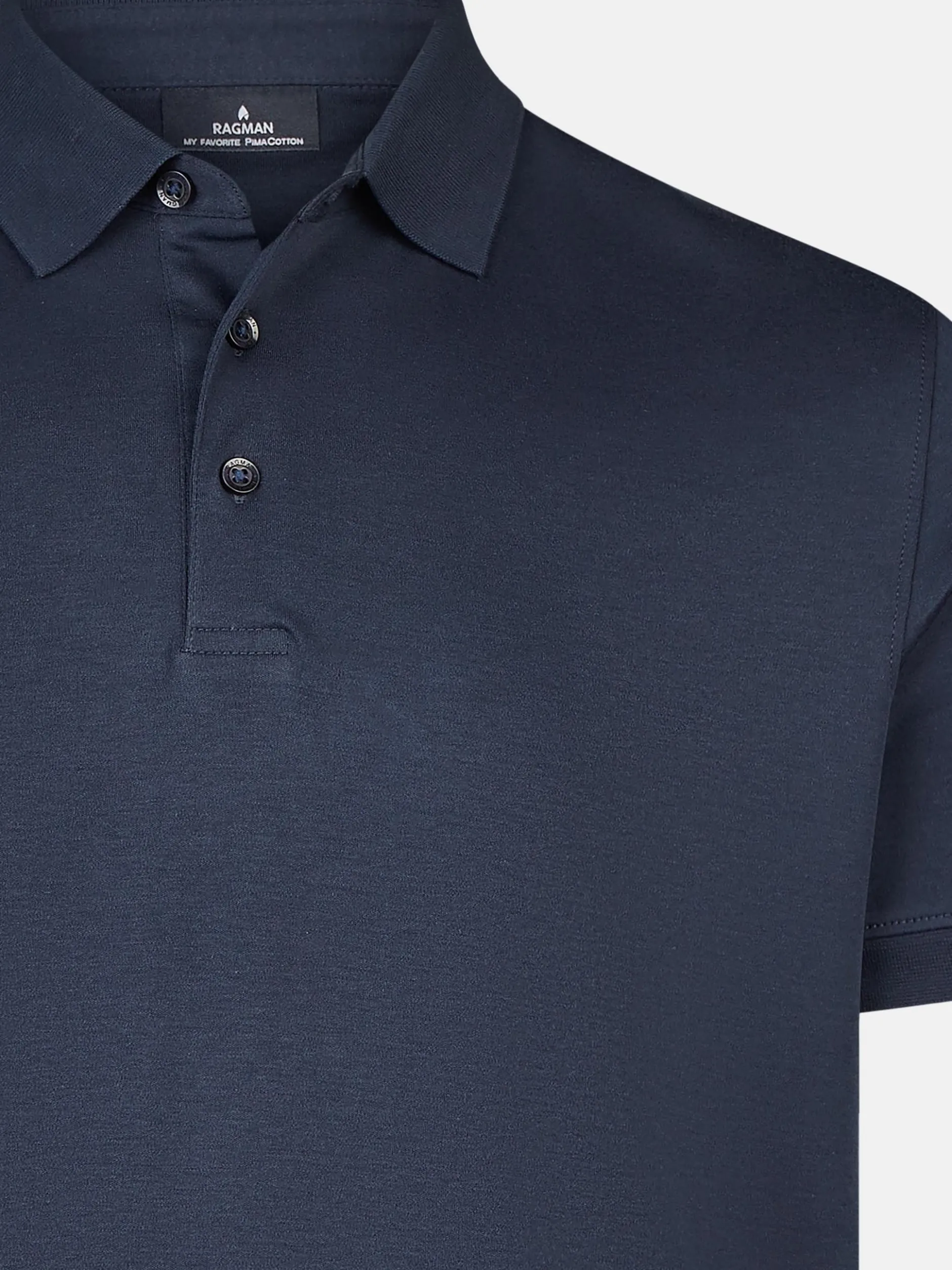 Ragman Herren Poloshirts im 2er-Pack in mehrfarbig