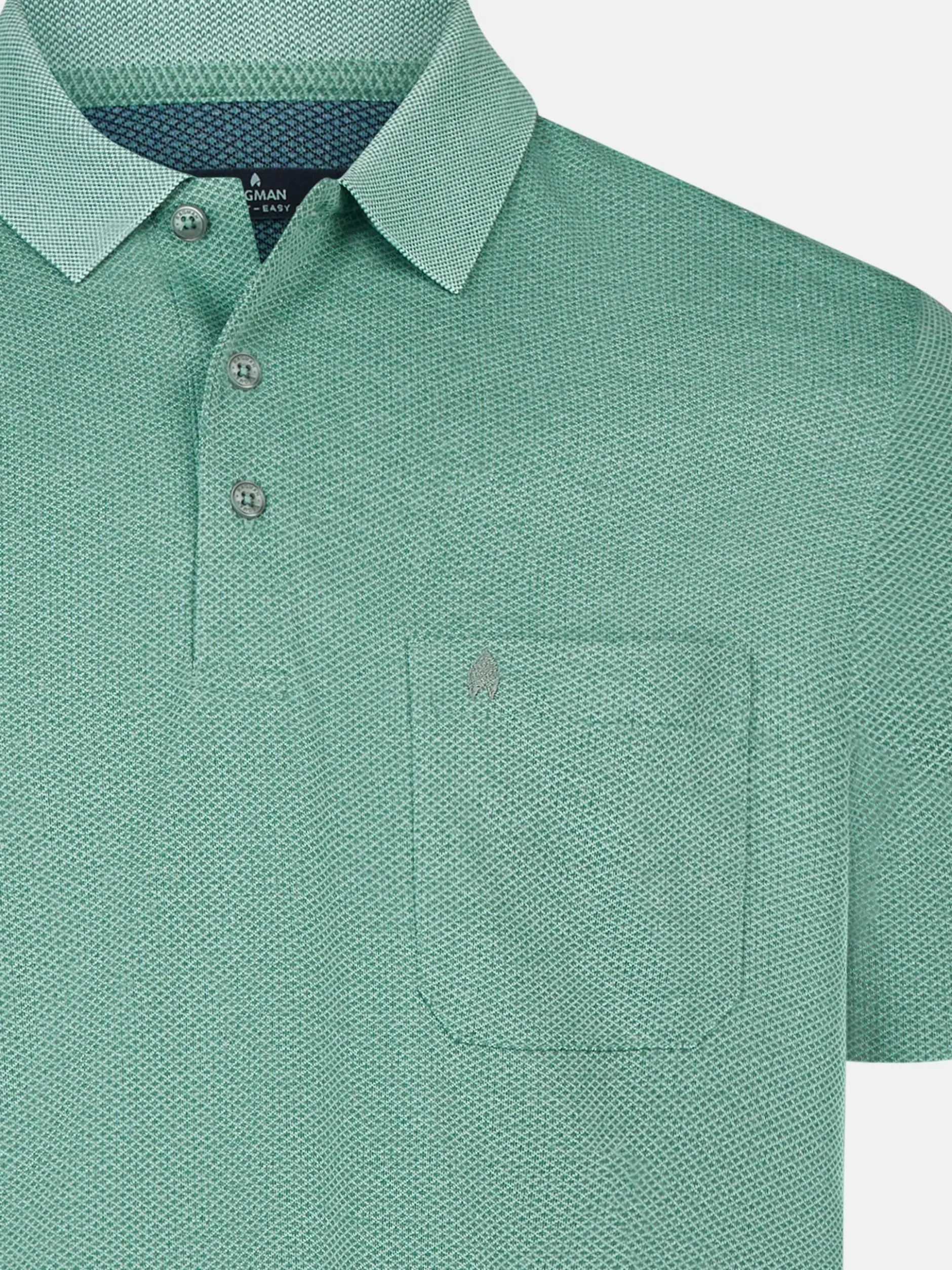 Ragman Herren Poloshirts im 2er-Pack in mehrfarbig