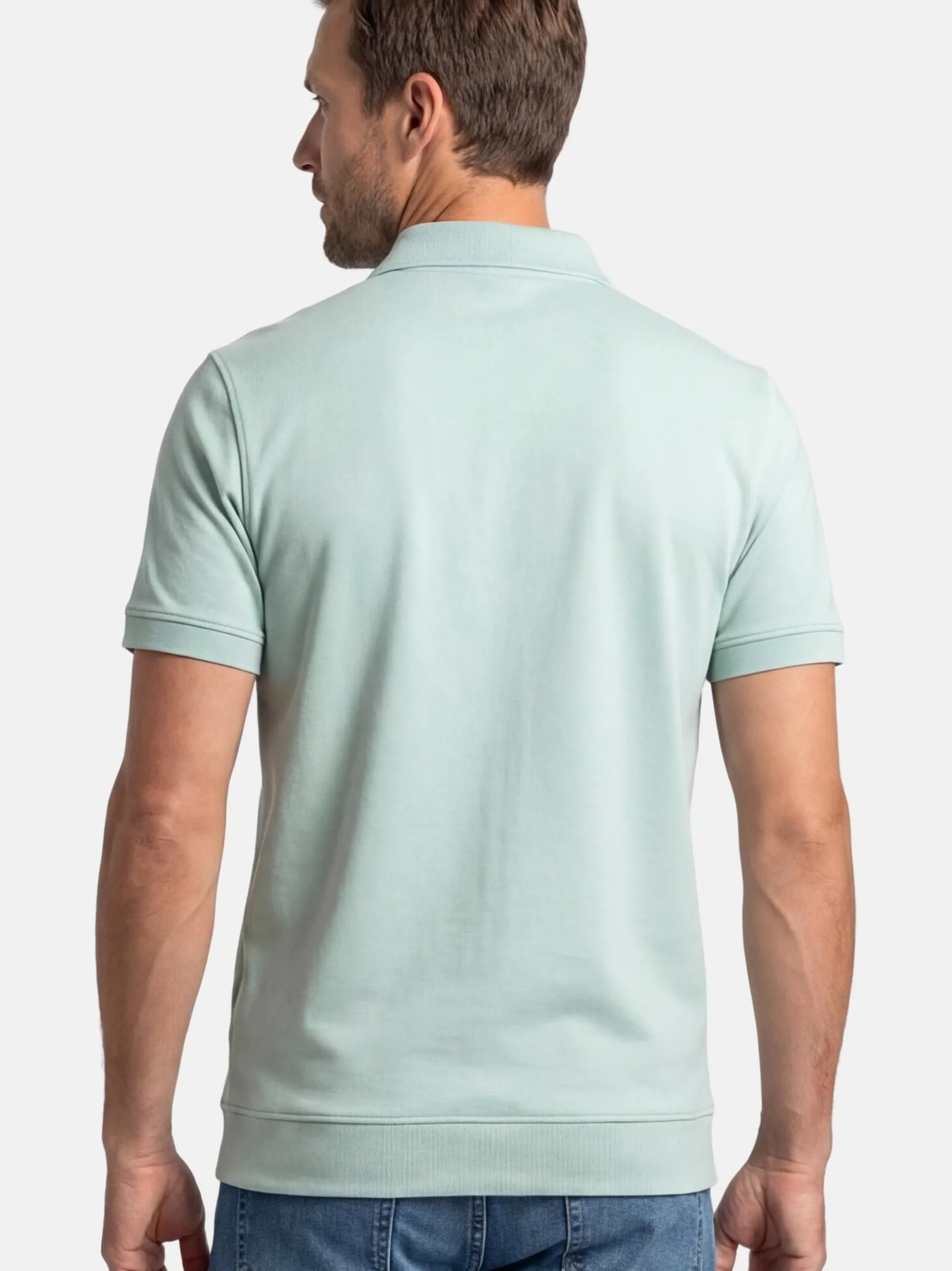 Ragman Herren Poloshirts im 2er-Pack in mehrfarbig