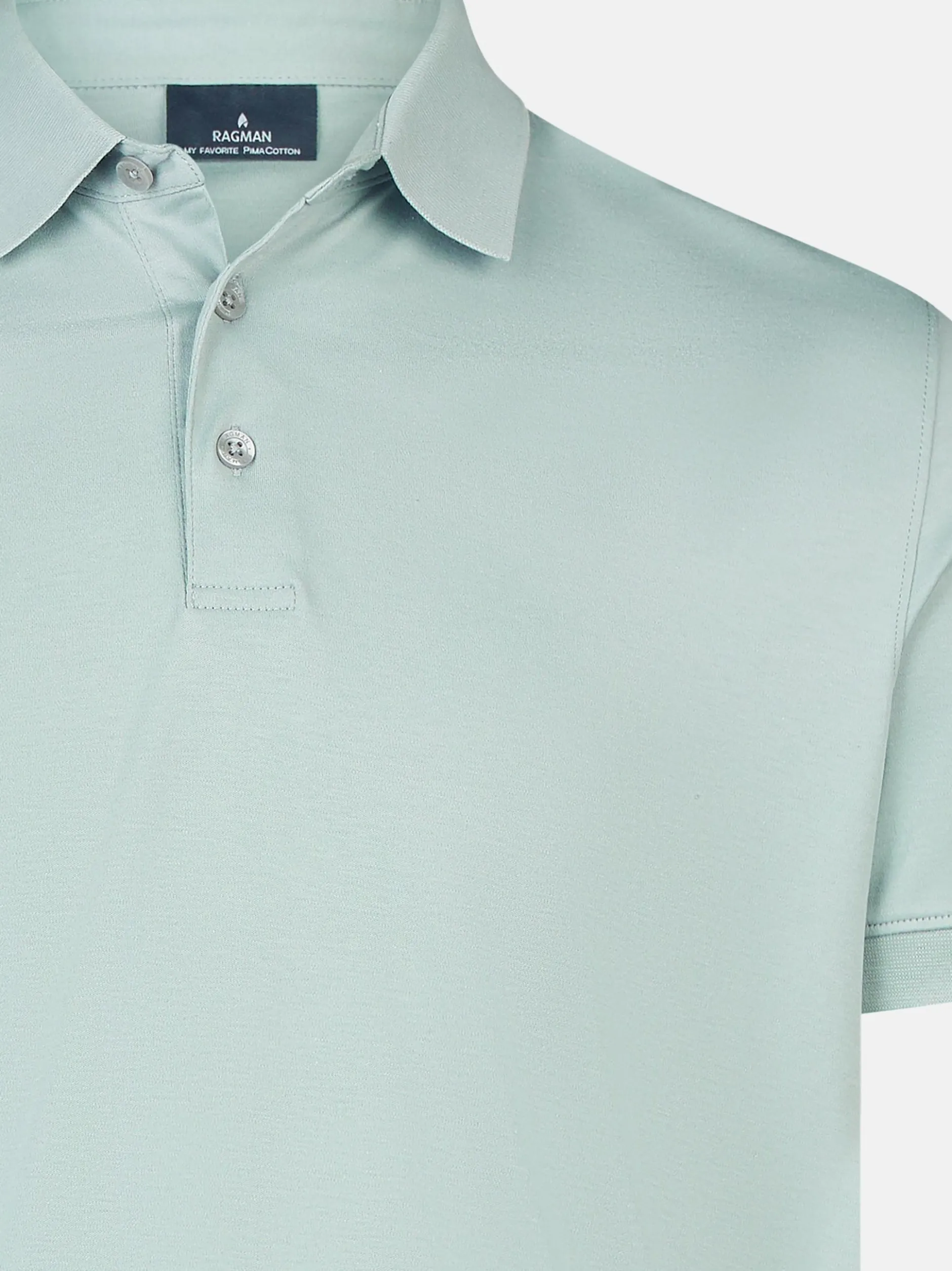 Ragman Herren Poloshirts im 2er-Pack in mehrfarbig