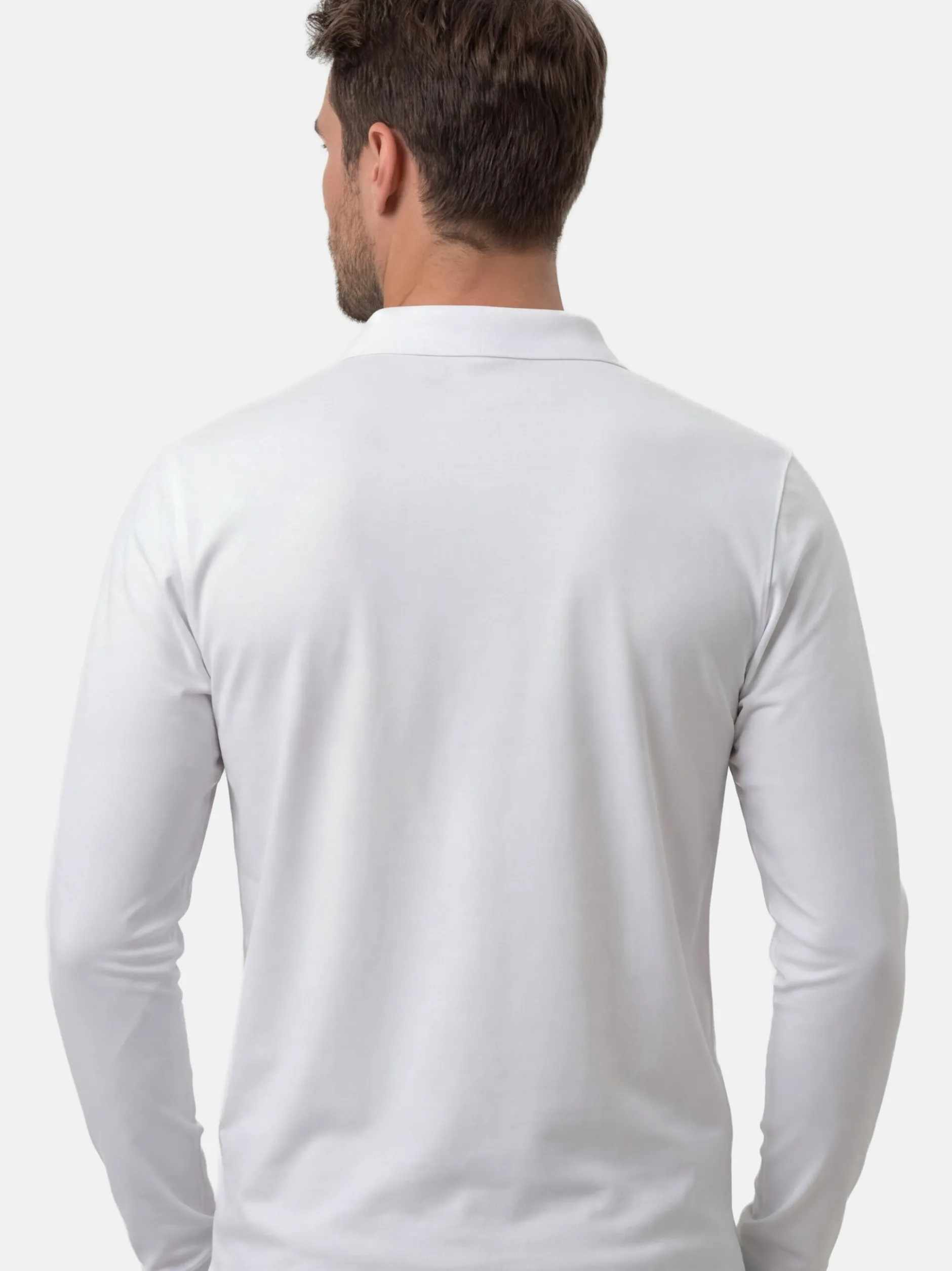 Ragman Herren Poloshirts im 2er-Pack in weiß