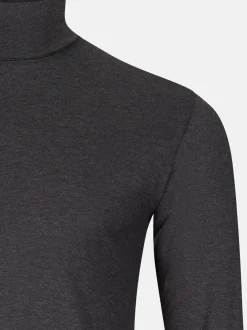 Ragman Herren Rollkragenshirts im 3er-Pack in schwarz