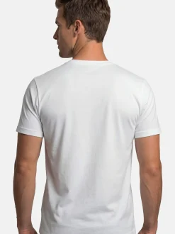Ragman Herren Unterziehshirts im 6er-Pack in weiß