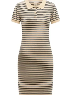 Ragwear Damen A-Linien-Kleid - Colaro Stripes Dress YOUMODO in sand