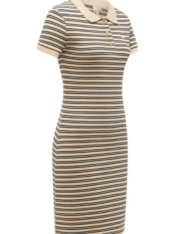 Ragwear Damen A-Linien-Kleid - Colaro Stripes Dress YOUMODO in sand