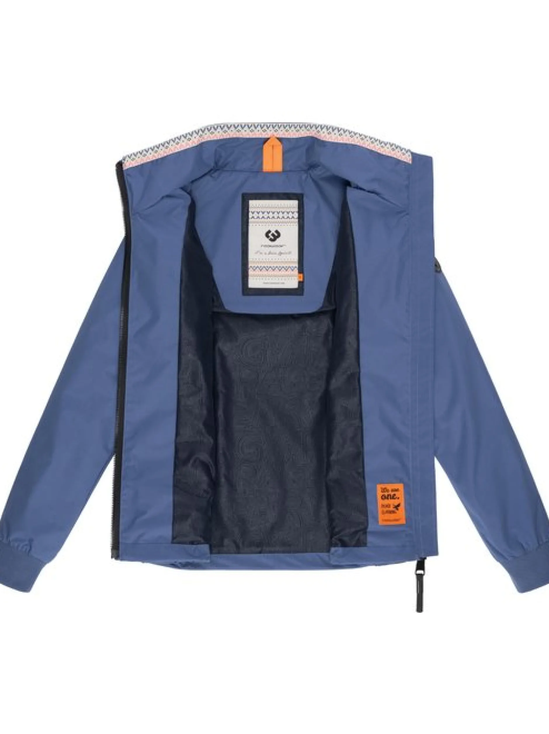 Ragwear Damen Übergangsjacke - Apola in blau