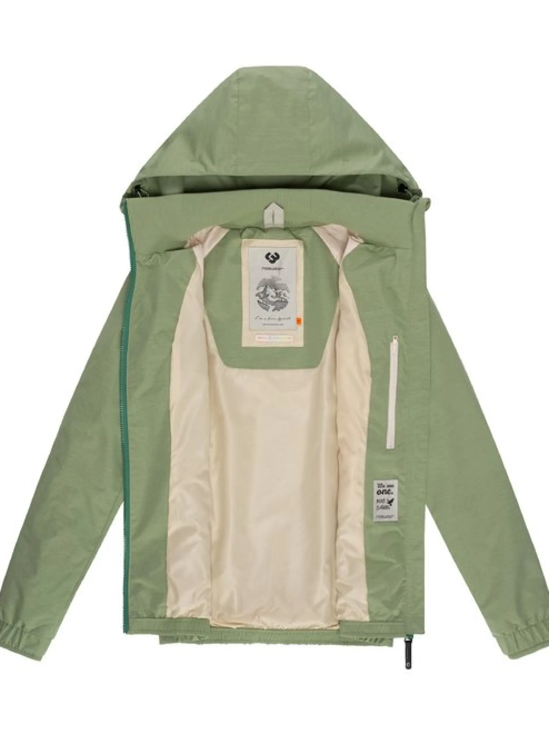 Ragwear Damen Übergangsjacke - Dizzie Tech in lind